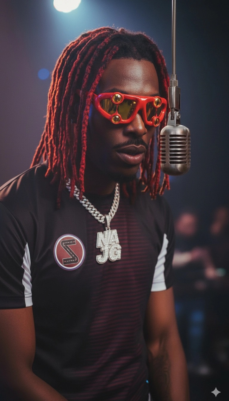 Stage shades · neon glow