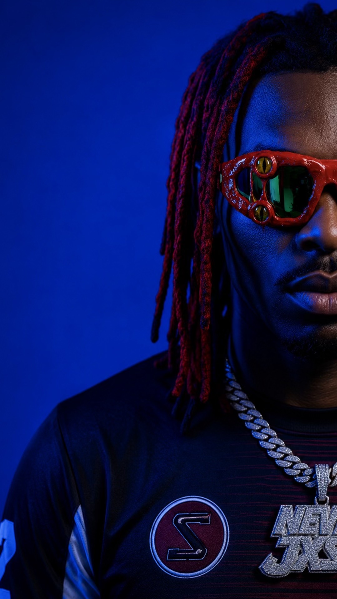Electric cobalt crop · signature frames